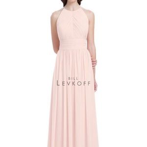 Bill Levkoff Petal Pink Bridesmaid Dress